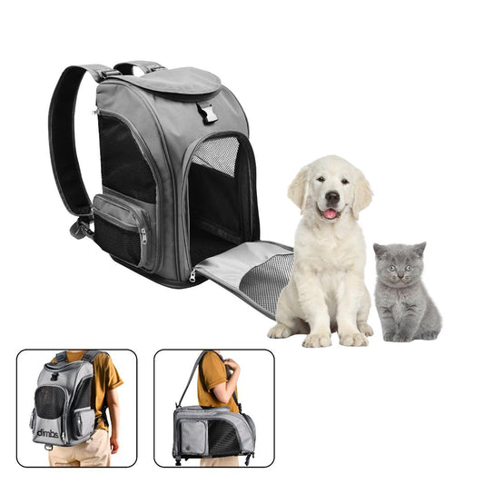Dimbs Eco Draagtas voor Kat & Hond – Rugzak & Reismand tot 7 kg